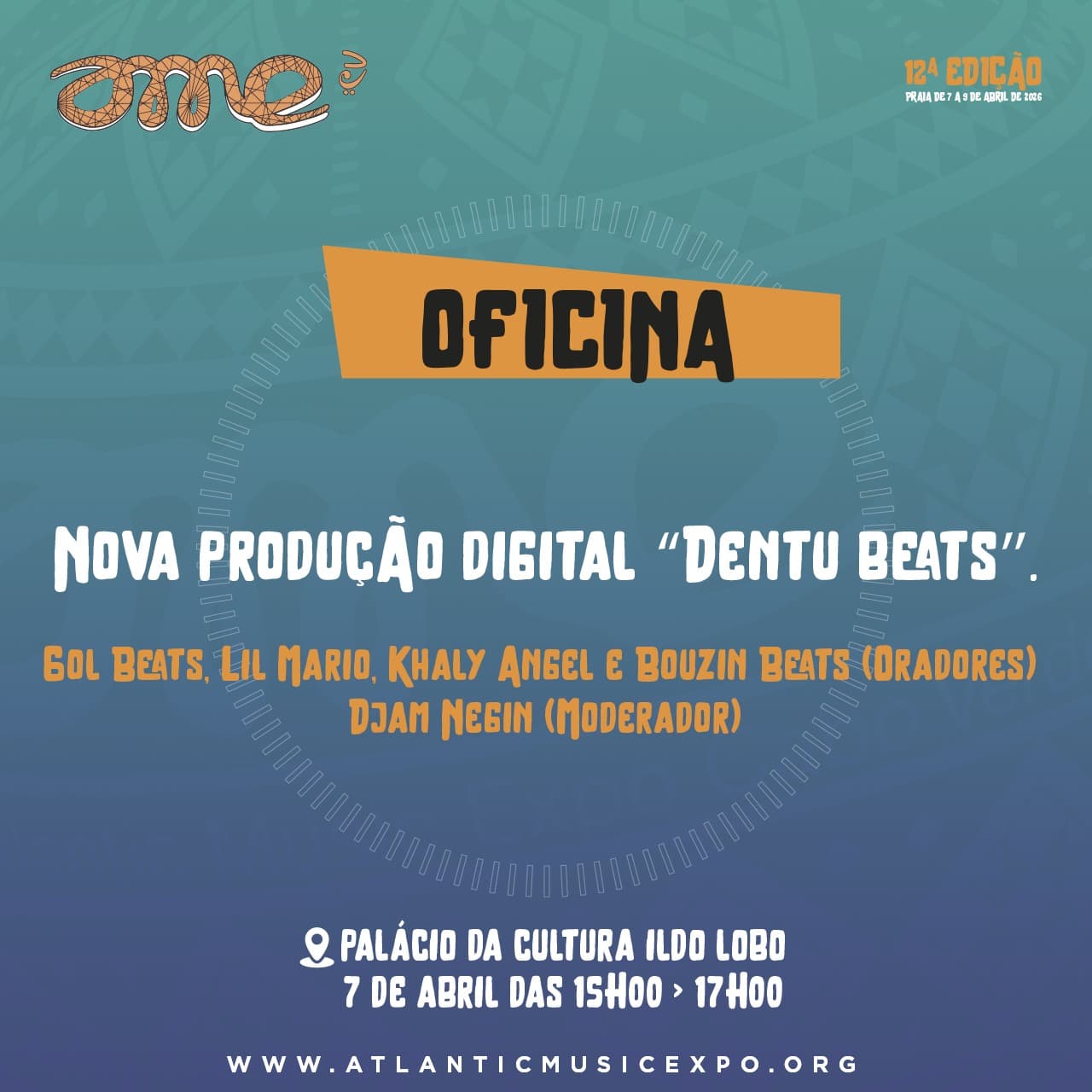 Oficina: Nova Produção Digital "Dentu Beats"